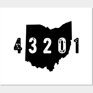 43201 zip code Columbus Ohio Short North Posters and Art